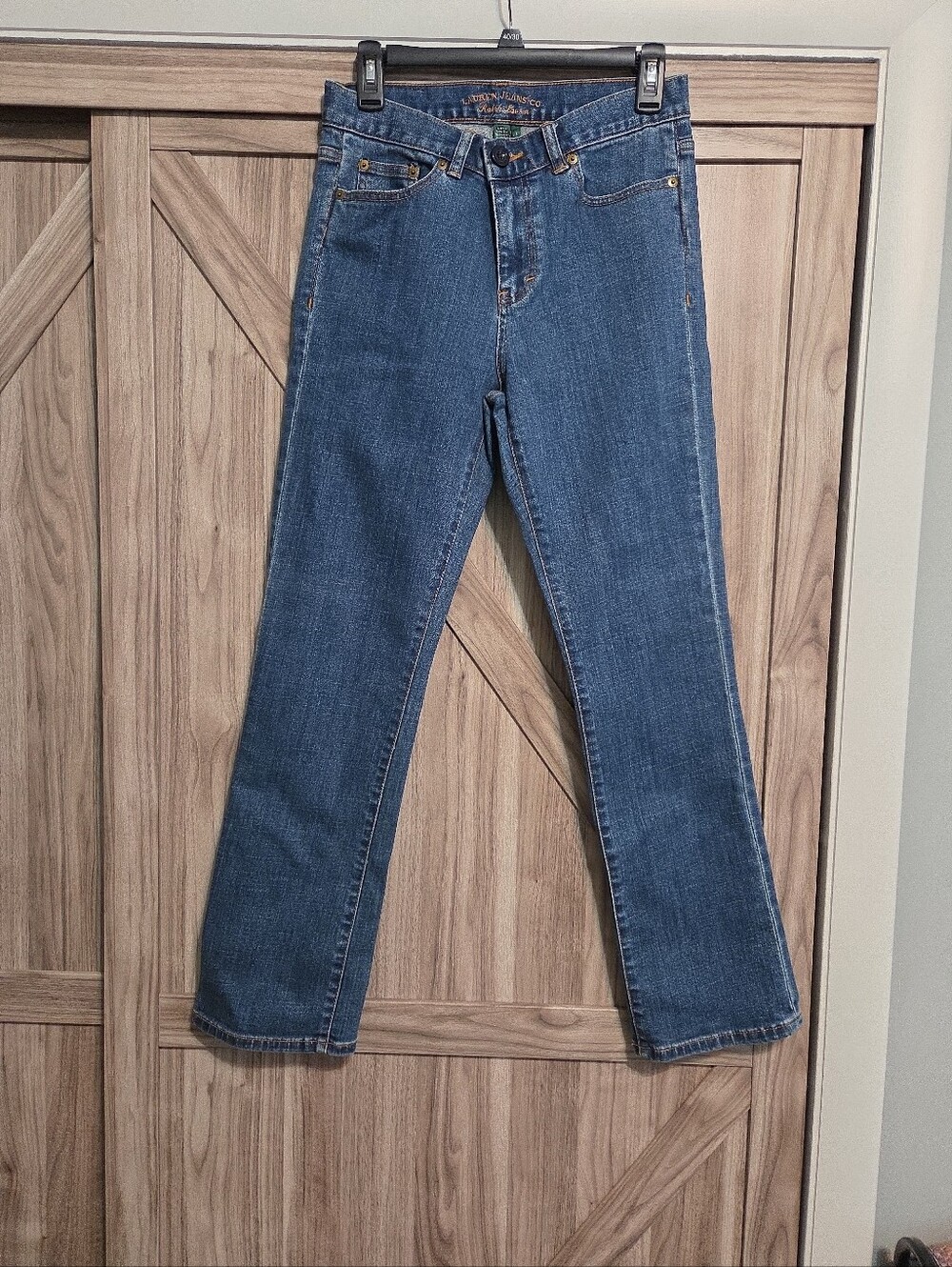 Ralph Lauren Classic Women's Blue Straight-Leg Jeans